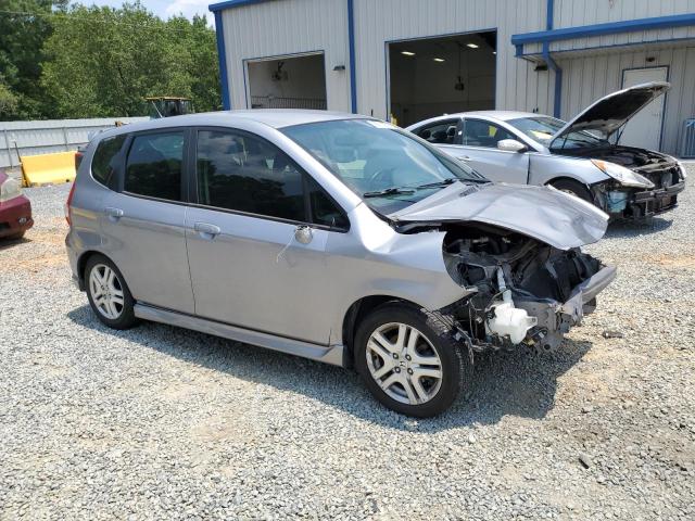 JHMGD38697S018894 - 2007 HONDA FIT S SILVER photo 4