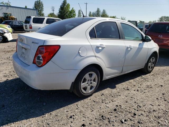 1G1JA5SG8E4210489 - 2014 CHEVROLET SONIC LS WHITE photo 3