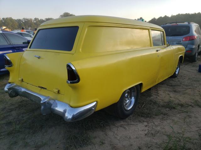 B55B177514 - 1955 CHEVROLET WAGON YELLOW photo 4