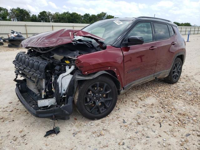 3C4NJCBB1NT210670 - 2022 JEEP COMPASS LATITUDE MAROON photo 1