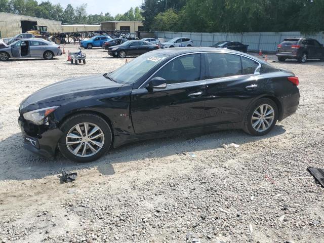 JN1BV7ARXFM417601 - 2015 INFINITI Q50 BASE BLACK photo 1