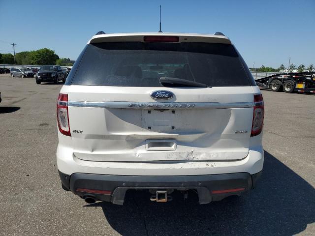 1FM5K8D82DGC37497 - 2013 FORD EXPLORER XLT თეთრი ფოტო 6