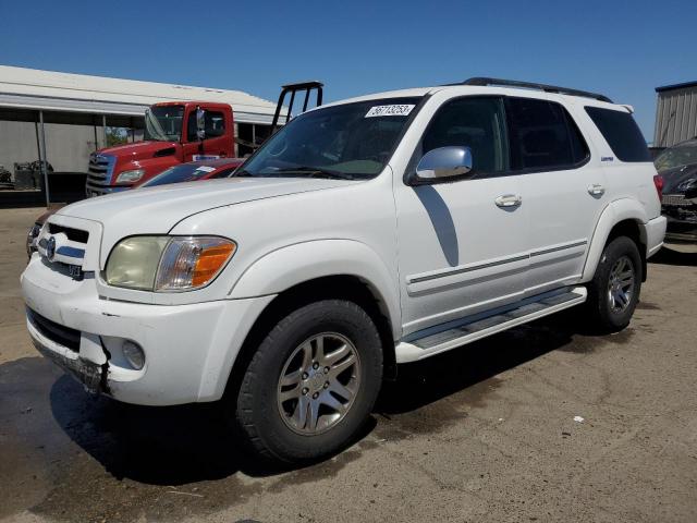 5TDBT48A67S285539 - 2007 TOYOTA SEQUOIA LIMITED WHITE photo 1