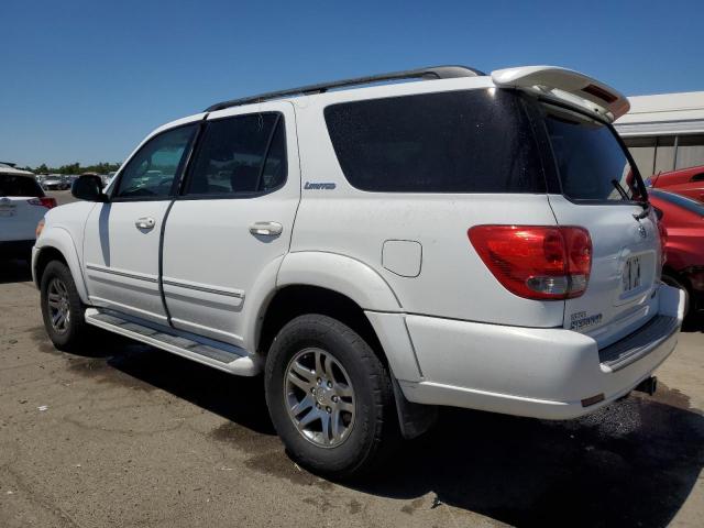 5TDBT48A67S285539 - 2007 TOYOTA SEQUOIA LIMITED WHITE photo 2