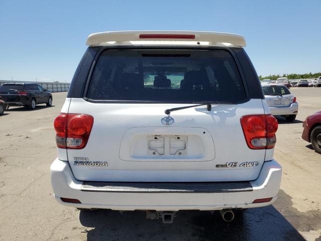 5TDBT48A67S285539 - 2007 TOYOTA SEQUOIA LIMITED WHITE photo 6