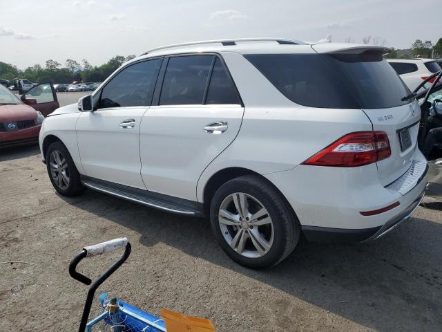 4JGDA5HB4FA556862 - 2015 MERCEDES-BENZ ML 350 4MATIC WHITE photo 2