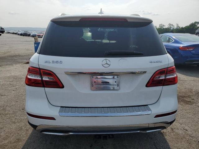 4JGDA5HB4FA556862 - 2015 MERCEDES-BENZ ML 350 4MATIC WHITE photo 6