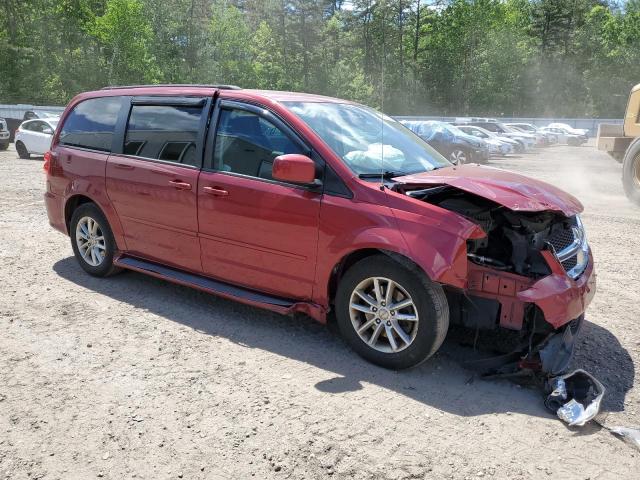 2C4RDGCG6ER322930 - 2014 DODGE GRAND CARA SXT RED photo 4