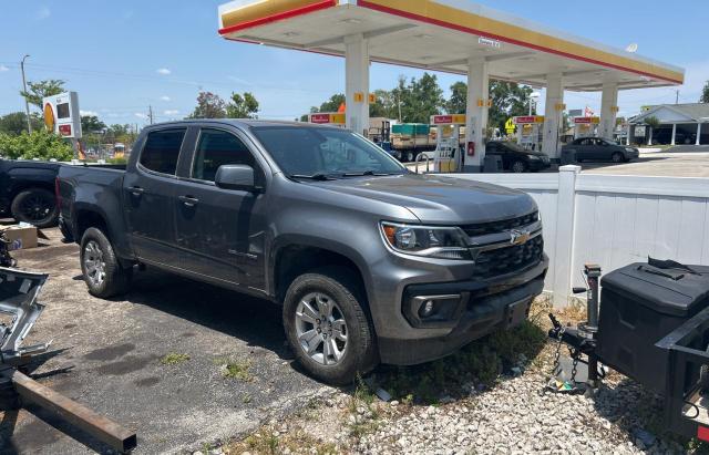 1GCGSCEN6N1106727 - 2022 CHEVROLET COLORADO LT GRAY photo 1