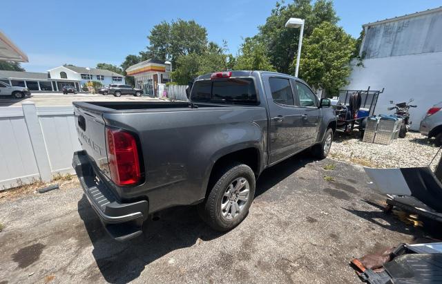 1GCGSCEN6N1106727 - 2022 CHEVROLET COLORADO LT GRAY photo 4