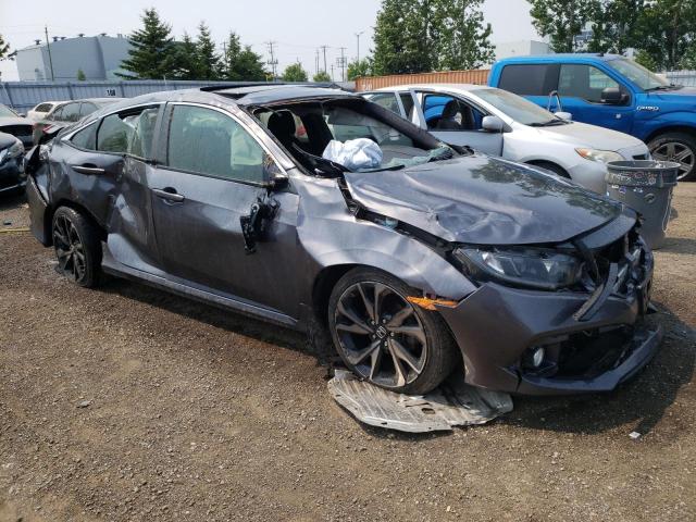 2HGFC2F88KH018921 - 2019 HONDA CIVIC SPORT 灰色 照片 4