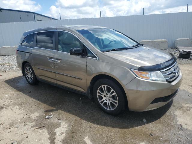 5FNRL5H66BB018222 - 2011 HONDA ODYSSEY EXL TAN photo 4