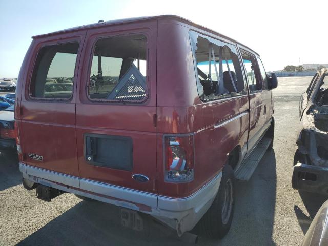 1FMNE31L82HA98583 - 2002 FORD ECONOLINE E350 SUPER DUTY WAGON MAROON photo 3