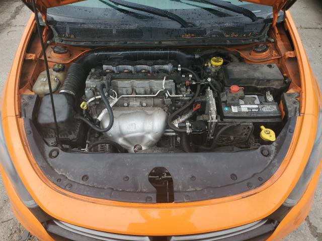 1C3CDFCB2DD326628 - 2013 DODGE DART LIMITED ORANGE photo 11