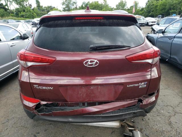 KM8J3CA20GU086955 - 2016 HYUNDAI TUCSON LIMITED BURGUNDY photo 6