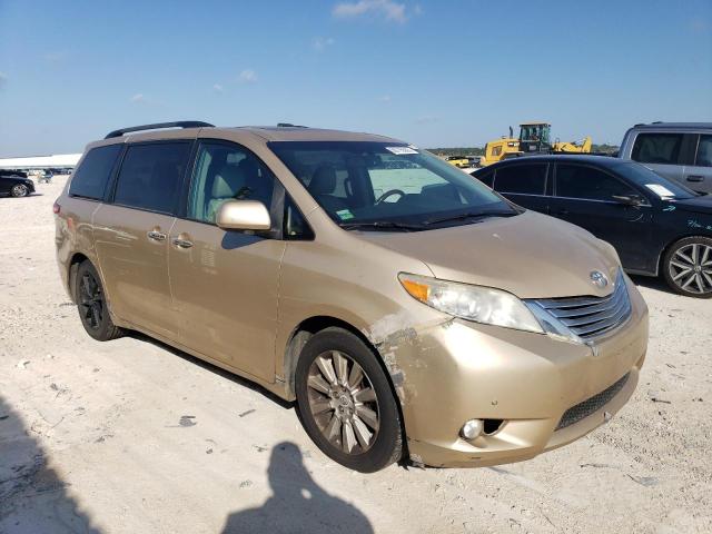 5TDYK3DC7BS143997 - 2011 TOYOTA SIENNA XLE GOLD photo 4