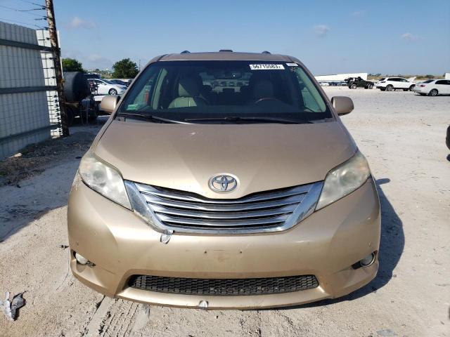 5TDYK3DC7BS143997 - 2011 TOYOTA SIENNA XLE GOLD photo 5