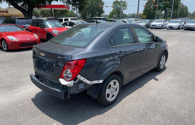 1G1JA5SH8D4153041 - 2013 CHEVROLET SONIC LS 灰色 照片 4