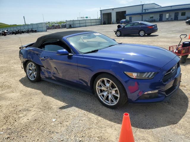 1FATP8UH8F5331272 - 2015 FORD MUSTANG BLUE photo 4