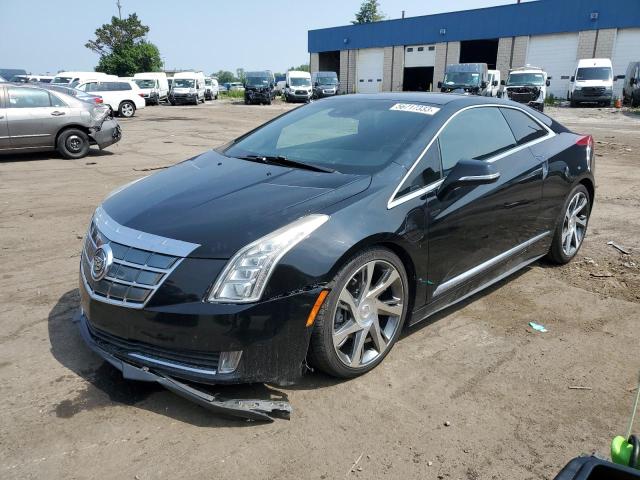 1G6RM1E44EU600262 - 2014 CADILLAC ELR LUXURY BLACK photo 1