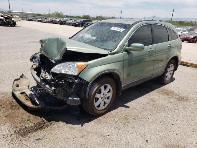 JHLRE38778C037670 - 2008 HONDA CR-V EXL GREEN photo 1