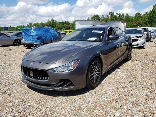 ZAM57XSA4F1156122 - 2015 MASERATI GHIBLI GRAY photo 1