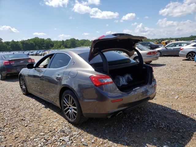 ZAM57XSA4F1156122 - 2015 MASERATI GHIBLI GRAY photo 2