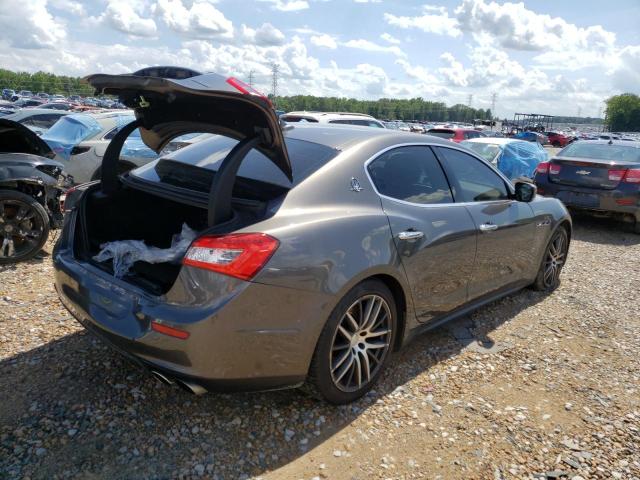 ZAM57XSA4F1156122 - 2015 MASERATI GHIBLI GRAY photo 3