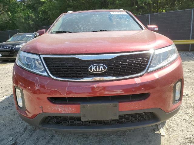 5XYKT3A66EG440942 - 2014 KIA SORENTO LX RED photo 5