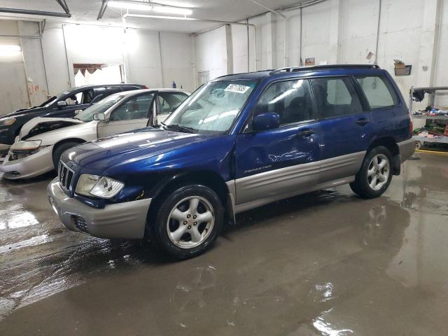 JF1SF65542H715369 - 2002 SUBARU FORESTER S BLUE photo 1