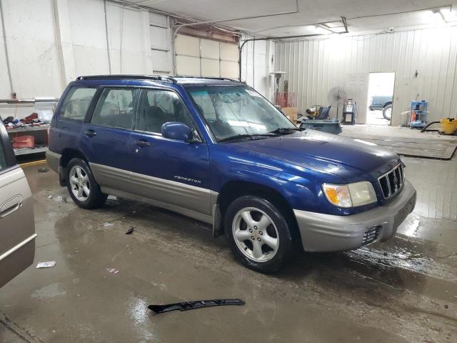 JF1SF65542H715369 - 2002 SUBARU FORESTER S BLUE photo 4