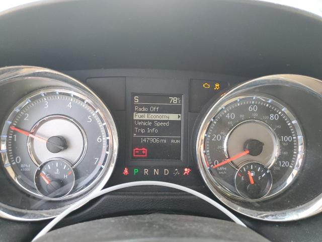 2C4RC1CG6CR181693 - 2012 CHRYSLER TOWN & COU TOURING L BLACK photo 9