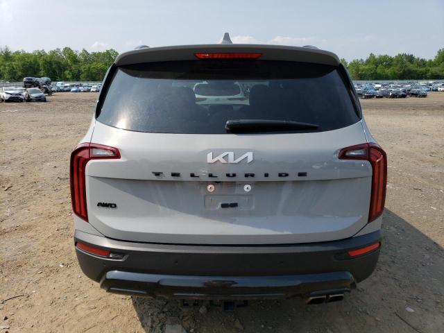 5XYP3DHC2NG230801 - 2022 KIA TELLURIDE EX GRAY photo 6