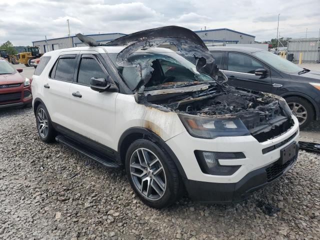 1FM5K8GT4GGA83458 - 2016 FORD EXPLORER SPORT WHITE photo 4