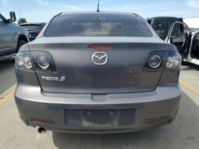 JM1BK323681783732 - 2008 MAZDA 3 S GRAY photo 6