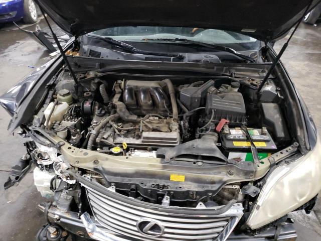 JTHBJ46G172053725 - 2007 LEXUS ES 350 GRAY photo 11