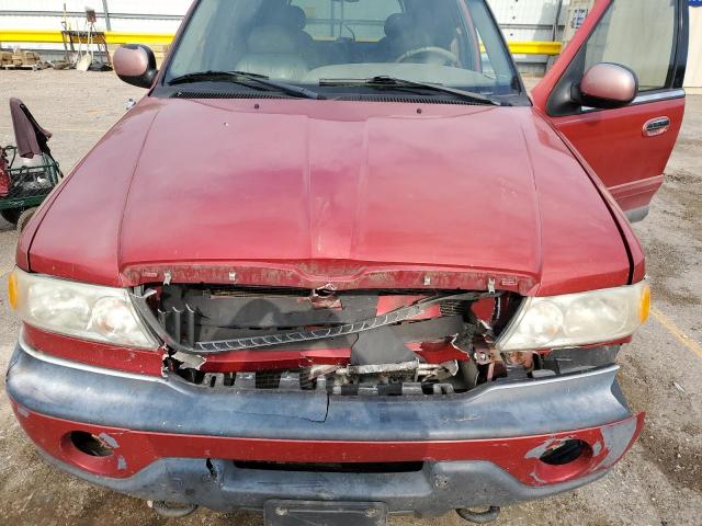 5LMPU28A2XLJ41892 - 1999 LINCOLN NAVIGATOR წითელი ფოტო 11