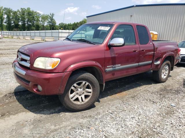 5TBBT44176S480059 - 2006 TOYOTA TUNDRA ACCESS CAB SR5 BURGUNDY photo 1