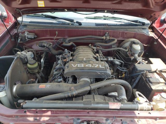 5TBBT44176S480059 - 2006 TOYOTA TUNDRA ACCESS CAB SR5 BURGUNDY photo 11