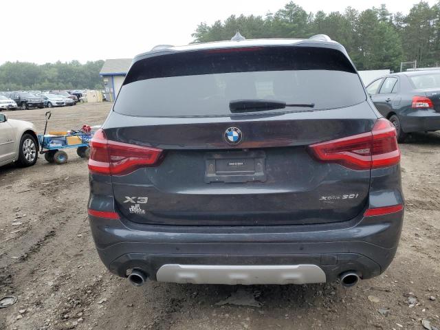 5UXTR9C52KLP91310 - 2019 BMW X3 XDRIVE30I GRAY photo 6