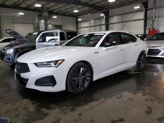 19UUB6F57NA002218 - 2022 ACURA TLX TECH A WHITE photo 1