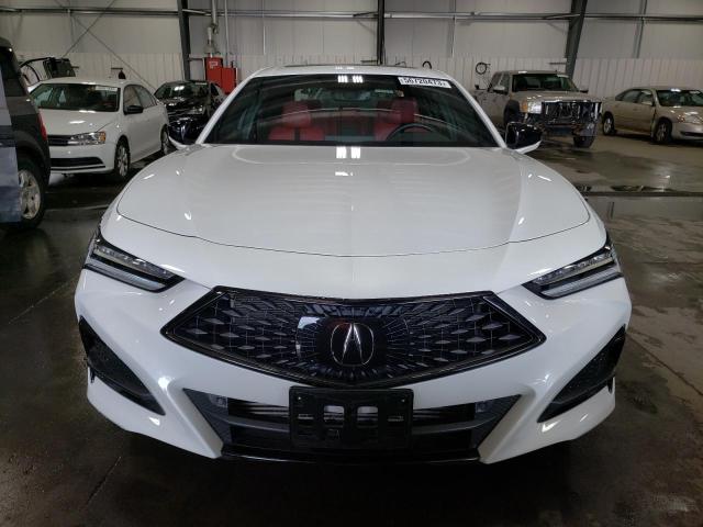 19UUB6F57NA002218 - 2022 ACURA TLX TECH A WHITE photo 5