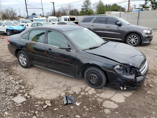 2G1WT57N191188408 - 2009 CHEVROLET IMPALA 1LT BLACK photo 4