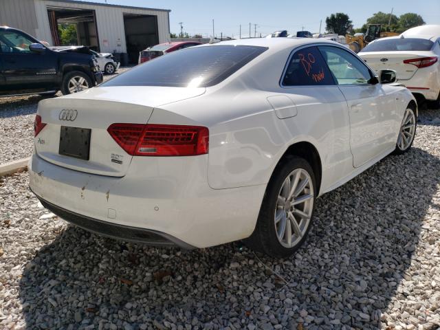 WAUMFAFR4FA038990 - 2015 AUDI A5 PREMIUM PLUS WHITE photo 4