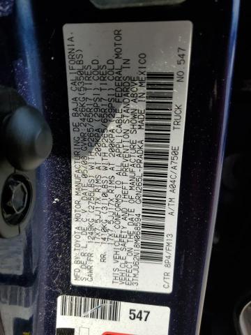 3TMJU62N18M068594 - 2008 TOYOTA TACOMA DOUBLE CAB PRERUNNER BLUE photo 13