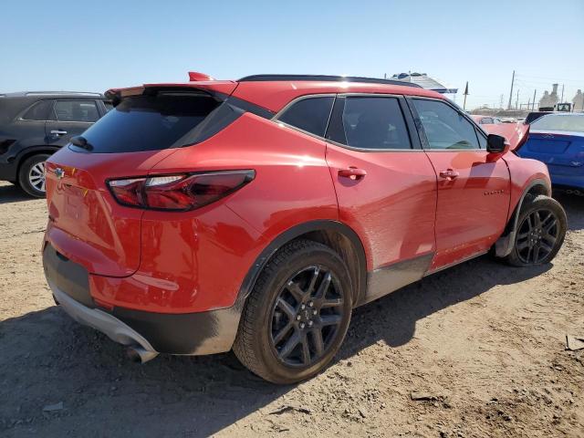 3GNKBBRA4MS515664 - 2021 CHEVROLET BLAZER 1LT RED photo 3