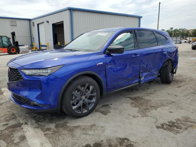 5J8YE1H02PL014488 - 2023 ACURA MDX A-SPEC BLUE photo 1