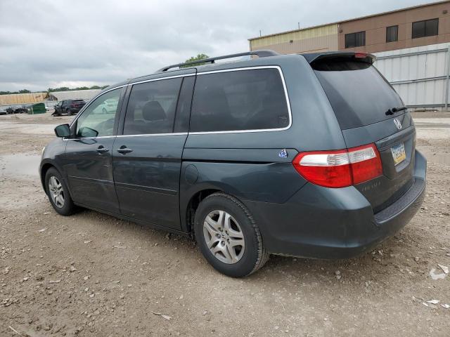 5FNRL38496B406733 - 2006 HONDA ODYSSEY EX TEAL photo 2