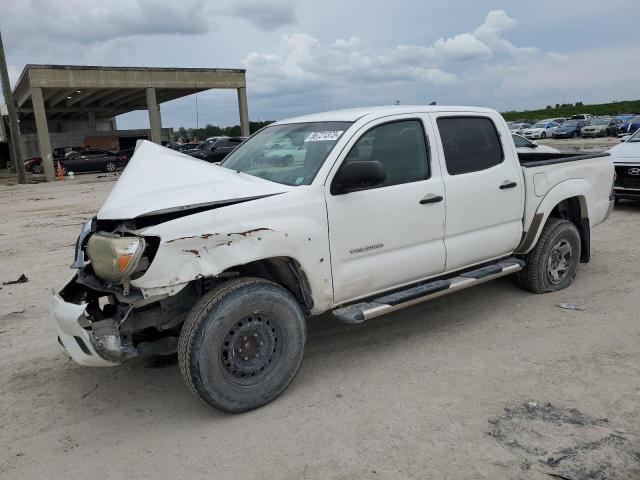 5TFJU4GNXCX016655 - 2012 TOYOTA TACOMA DOUBLE CAB PRERUNNER WHITE photo 1