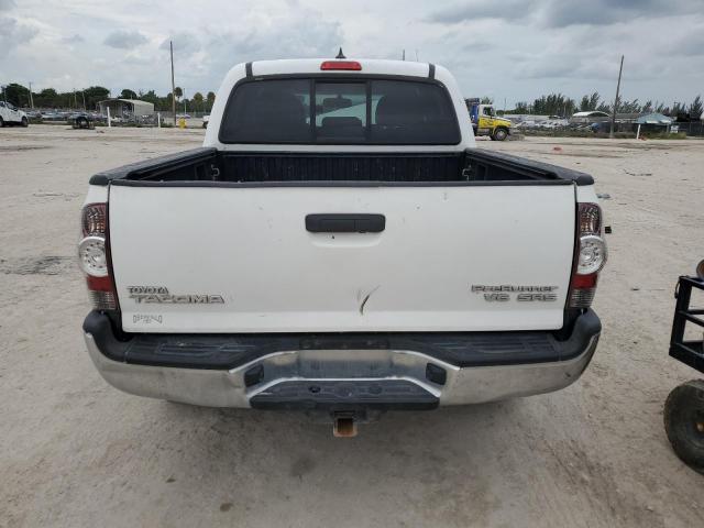 5TFJU4GNXCX016655 - 2012 TOYOTA TACOMA DOUBLE CAB PRERUNNER WHITE photo 6